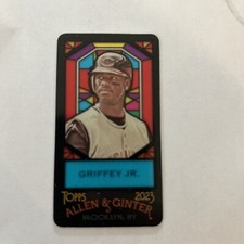 2023 Topps Allen Ginter #351 Ken Griffey Jr. Mini Stained Glass SSP #/25