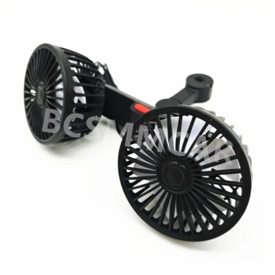 Auto Headrest Ventilation 3 Speed USB Fan 360° Air Cooling Fan For Car Seat Back - Image 1 of 4