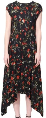 Vestido Balenciaga x Demna Gvasalia Floral Asimétrico Talla F 38 Foto 1 de 4