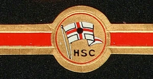 10N-VITOLA Antigua-Old Cigar Band "HSC" FLAG & BANDERA - Picture 1 of 3