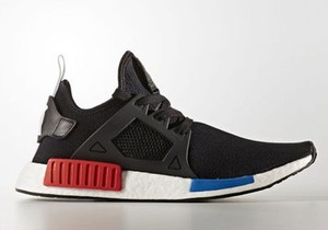 nmd black white red