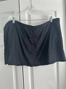 Jaclyn Smith Womens Plus Size 24W Black Swim Skirt Bathing Suit Bottom - Picture 1 of 2