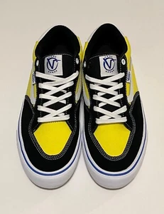 NEU mit Etikett Vans Rowan Pro gelb schwarz Skateschuhe Wildleder Canvas Herren Gr. 10,5 - Bild 1 von 6
