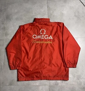 Omega Speedmaster Limited Edition seltene Herren Regenjacke Größe L rot - Bild 1 von 6