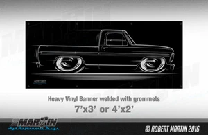 BIG BANNER '67-'72 Ford F100 Bumpside Truck 1967 1968 1969 1970 1971 1972 F-100 - Picture 1 of 24