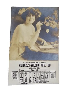 vICTORIAN PHOTO TRADE CARD POSTCARD RICHARD WILCOX HANGERS AD ANTIQUE neocurio - Picture 1 of 4