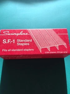 Nueva caja vintage Swingline SF-1 5.000 grapas, 210 por tira - Imagen 1 de 5