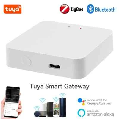Tuya Smart Gateway Hub Bluetooth ZigBee Wireless Gateway Dispositivos domésticos inteligentes Foto 1 de 4