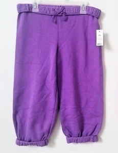 Faded Glory Youth Girls Sportswear Jogger Capri Fleece Sweat Pants Size S M L XL - Picture 1 of 19