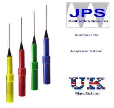 JPS CALIBRATION SERVICES LTD Small Easy Access Back Automotive Fuel injector Test Probe Set 4 Pack JPSS193