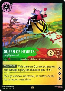 Lorcana Lámina Fría Reina de Corazones - Monarca Altivo - Reinado de Jafar # 105 - Imagen 1 de 1