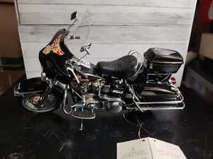 Franklin Mint 1:10 1976 Harley-Davidson FLH Electra Glide- Very Nice - Picture 1 of 16