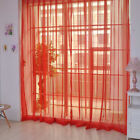 Window Scarf Balcony Voile 2mx1m House Hot Door Panel Tulle Curtain Drape Sheer