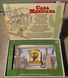 Disney Pin Passholder - Five Decades of Disney Dining Series Pin Casa Mexicana - Picture 1 of 3
