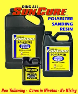 Ding All SunCure Polyester Schleifharz Surfbrett Reparatur Bau Glasfaser Sonne - Bild 1 von 1