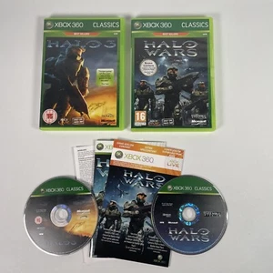 Xbox 360 Classics Halo 3 y Halo Wars Paquete Microsoft Live PAL Ciencia Ficción Espacio De Colección - Imagen 1 de 20