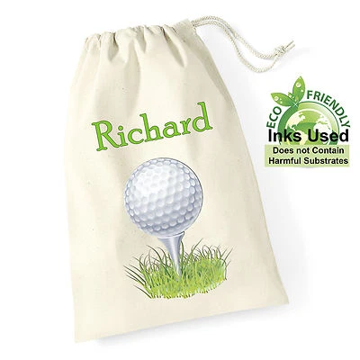 WESTFORD MILL Personalisierte Golfball T-Shirt-Tasche Großvater Vater Mutter Kindermädchen Freund Team Geburtstagsgeschenk