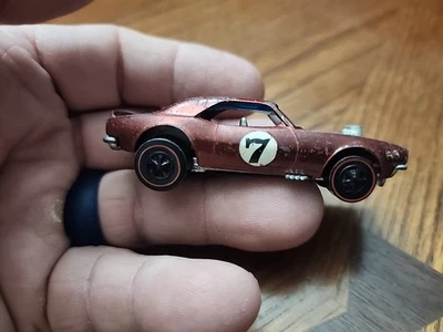 ТЯЖЕЛЫЙ CHEVY 1969 Hot Wheels бронзовый Camaro REDLINE винтажный автомобиль Гонконг VHTF - Изображение 1 из 4