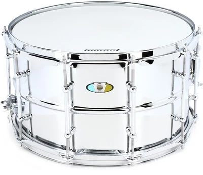 Малый барабан Ludwig Supralite Steel - 8 x 14 дюймов, полированный - Изображение 1 из 4