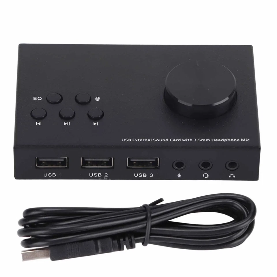 Scheda Audio Esterna USB Multi Modal EQ con Interfaccia Stereo da 3,5 mm S3R5 - Image 1 of 1