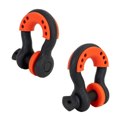 For Dodge Ram 50/Ramcharger 1990-1993 Bumper D-Rings | Pair Steel With Isolators Foto 1 de 4