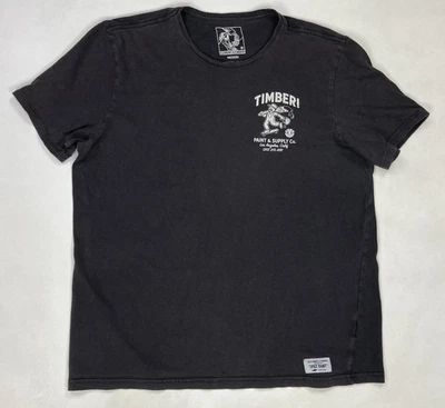 Camiseta gráfica Element x Timber Paint & Supply para hombre mediana negra manga corta Foto 1 de 4