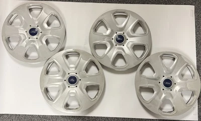 套装/4 原始设备制造商 2012 - 2018 年福特福克斯 S 15 英寸轮毂盖车轮盖带油漆剥皮 — 第 1/4 张图片