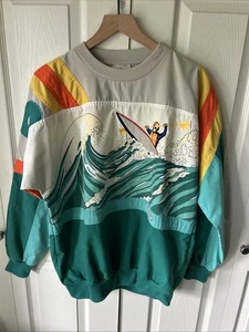 80er Jahre Sweatshirt Adidas Devil’s Toenail Kajak Amuza River Vintage Gr. M - Bild 1 von 10