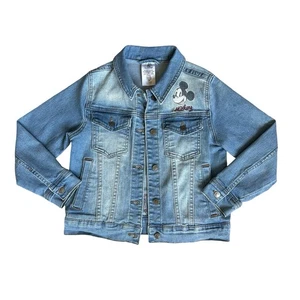 Disney kids 5/6 boys girls Mickey Mouse " the one and only" denim jacket - Picture 1 of 4