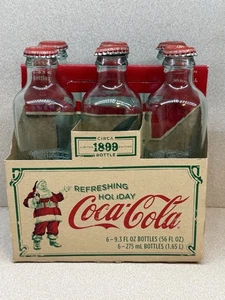 Coca Cola Circa 1899 Bottles Limited Edition Refreshing Holiday 6 Pack Replicas - Picture 1 of 15