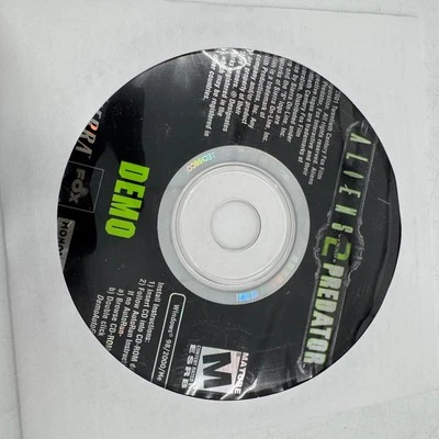Aliens vs Predator PC Game Demo Disc Windows 98/2000/Me Sierra Fox Vintage 2001 - Image 1 of 4
