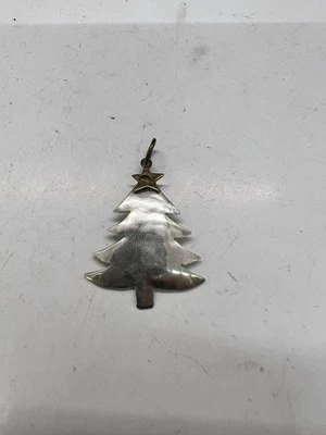 Colgante estrella árbol de Navidad Jeep Collins plata esterlina y latón Foto 1 de 4
