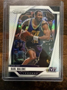 2024-25 Prizm White Legends Karl Malone /175 Jazz - Picture 1 of 2