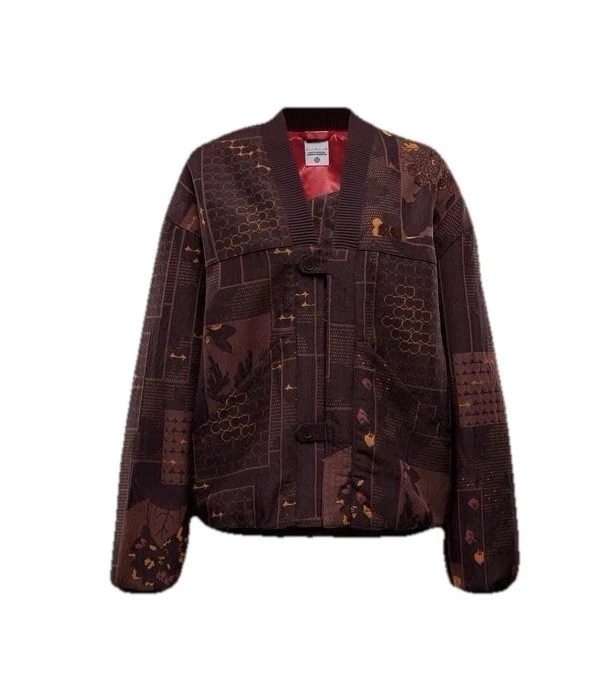 Nike Naomi Osaka Jacquard Jacket  FV7795‑652 Women’s XL Burgundy Crush