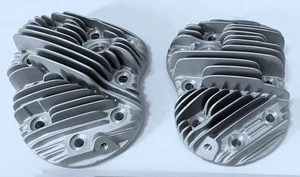 IRON Style ALUMINUM HEADS for 1936 Harley VLH Flathead 80 Big Twin Motors - Picture 1 of 5