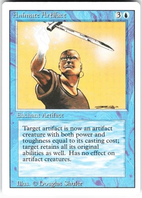 Animate Artifact U Revised Edition 3ED Normal MTG LP - Image 1 of 2