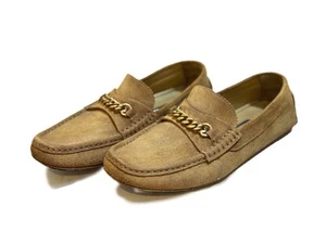 TOM FORD Mens Suede ‘York’ Chain Driving Moccasins - Preowned - Picture 1 of 9