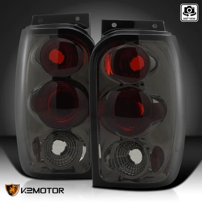 Smoke Fits 1998-2001 Ford Explorer Mountaineer Tail Lights Brake Lamps 98-01 Foto 1 de 4