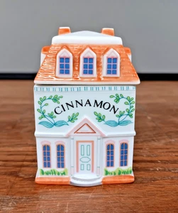 Vintage The Lenox Spice Village Cinnamon Fine Porcelain Spice Jar 1989 Retired - Bild 1 von 7
