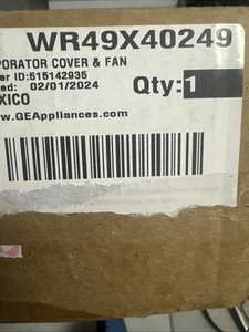 USED GE Industrial Evaporator Cover and Fan WR49X40249 - Picture 1 of 2