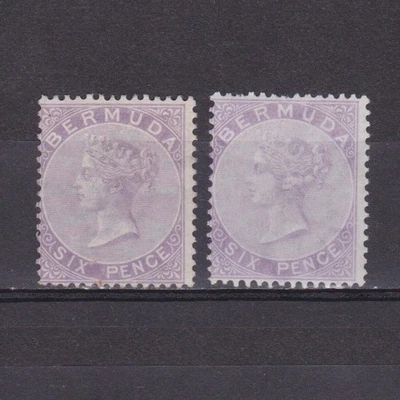 BERMUDA 1903, Sg# 10a, CV £34, Wmk Crown CC, sombras, MH/sin goma Foto 1 de 2
