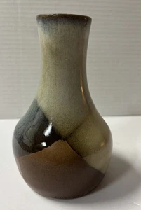 Vintage Pottery Craft USA Robert Maxwell Stoneware 6” Bud Vase Bottle MCM - Picture 1 of 8