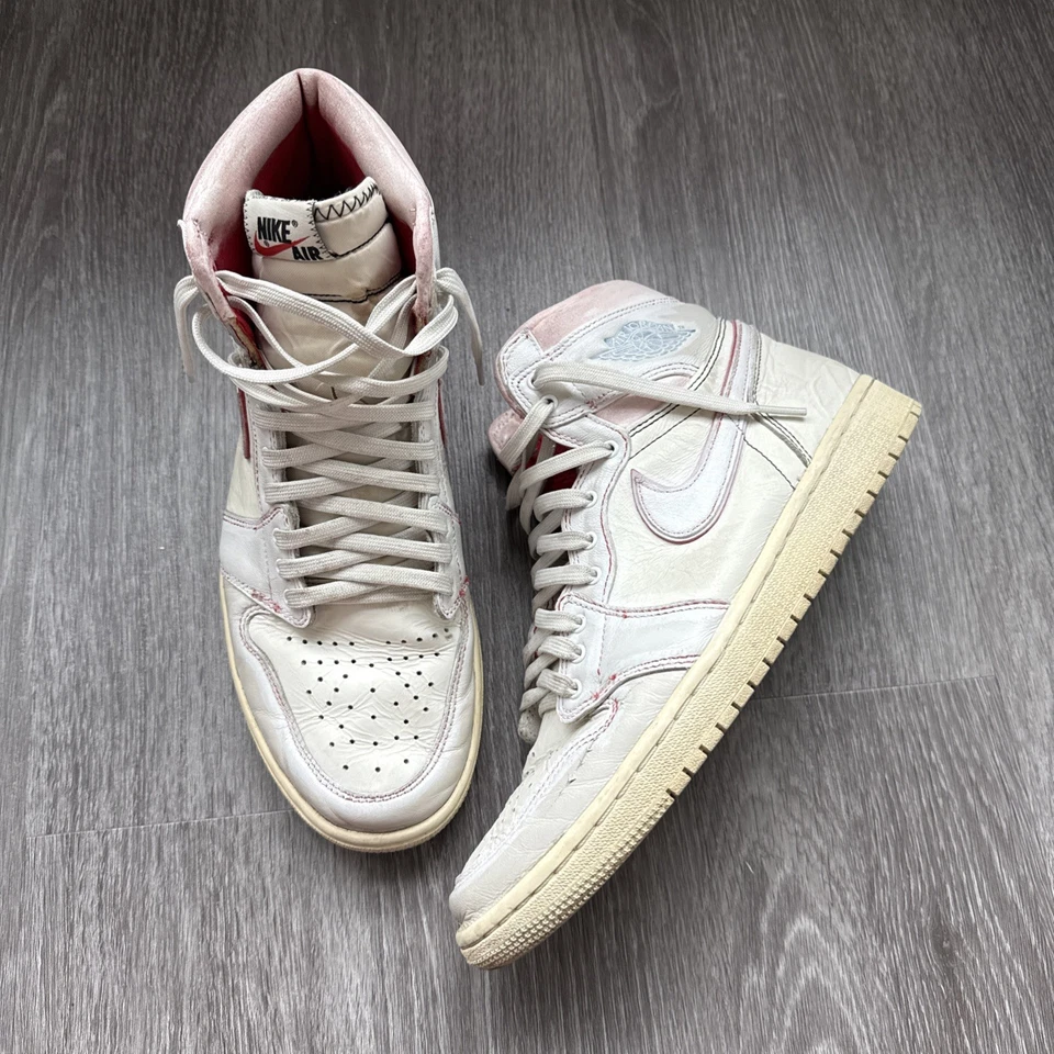 Talla 11 - Air Jordan 1 Retro OG Alto Phantom Rojo (Personalizado) Foto 1 de 4