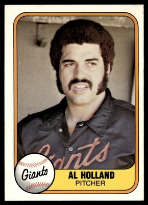 1981 Fleer Al Holland Rookie San Francisco Giants #445 - Image 1 of 2