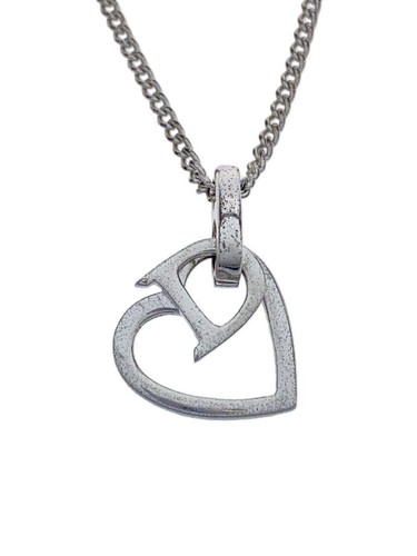 Collana Christian Dior motivo cuore donna con top SLV usata