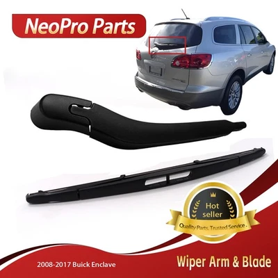 15280813 25820122 For 2008-2013 Buick Enclave Rear Wiper Arm & Blade Windshield - Image 1 of 4