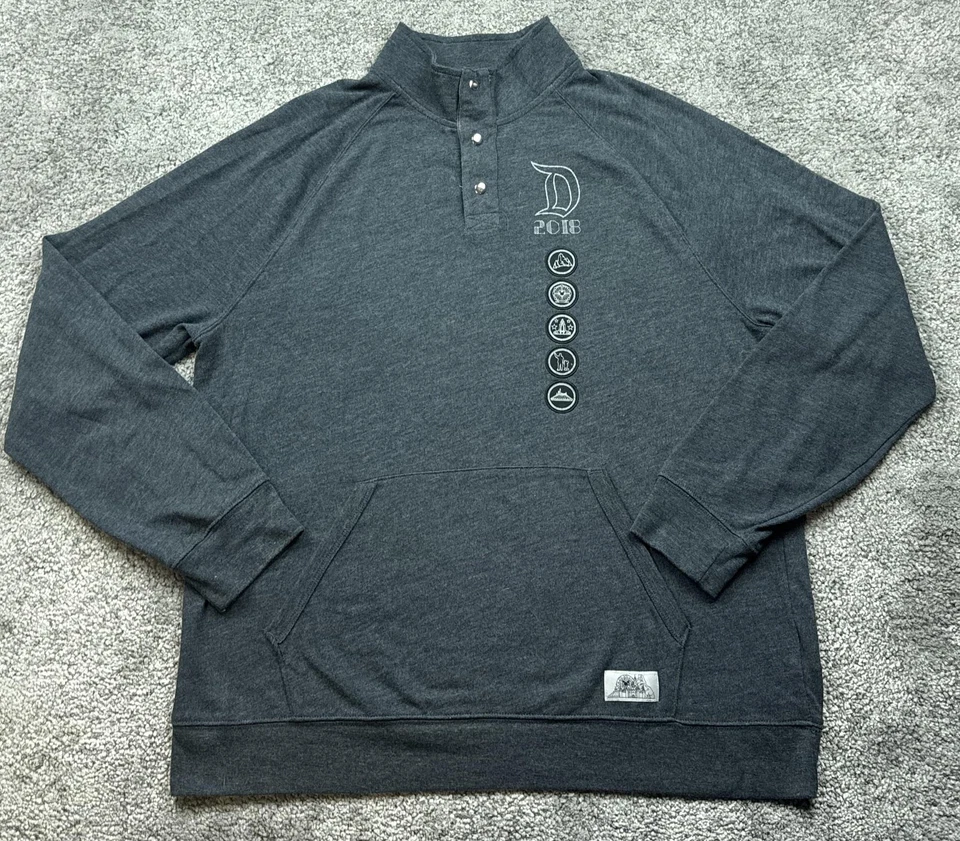 Pullover de los Parques Disney para Hombres XL 2018 Half Snap Disneyland California Adventure Foto 1 de 4