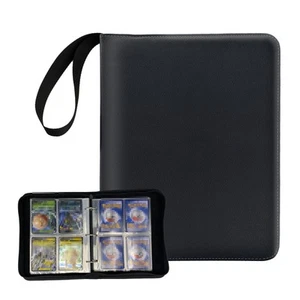 Card Binder 4 Pockets, Trading Card Binder with PU Cover for 400 Cards, Sturd... - Picture 1 of 7