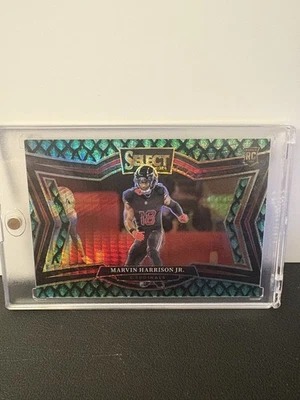 2024 Panini Select Marvin Harrison Jr Field Level #474 Dragon Scale RC/70 Foto 1 de 2