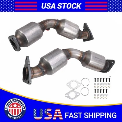 Catalytic Converter For 2008 2009 2010 2011 2012 2013 Infiniti G37 V6 3.7L Pair - Image 1 of 4